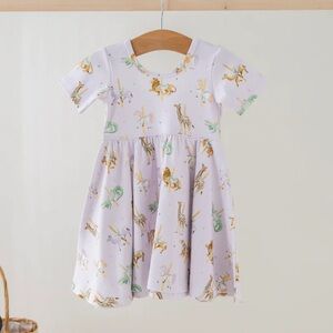 Nola Tawk Round & Round We Go Organic Cotton Twirl Dress | 2T
